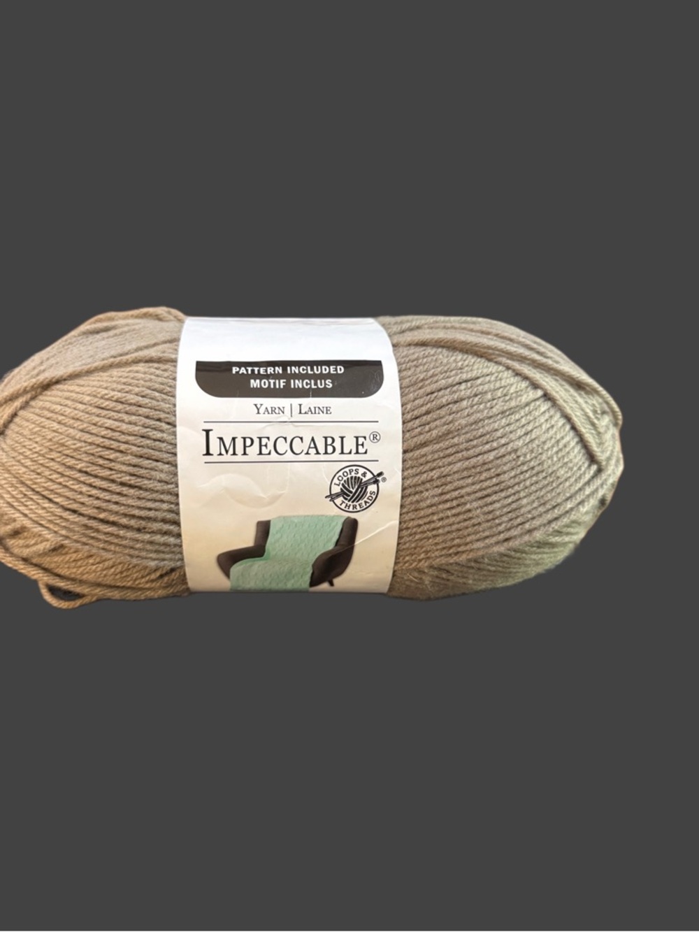 Impeccable Beige Yarn Skein - Neutral Knit Supply barley